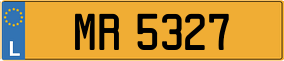Truck License Plate